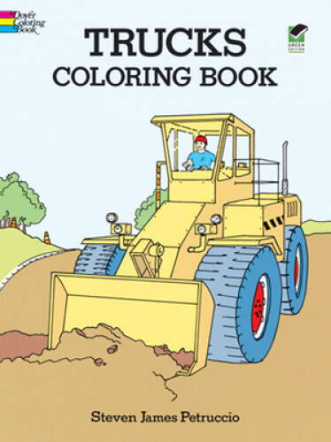 Trucks Coloring Book (Dover Design Coloring Books) – Staple Bound – VERY GOOD
