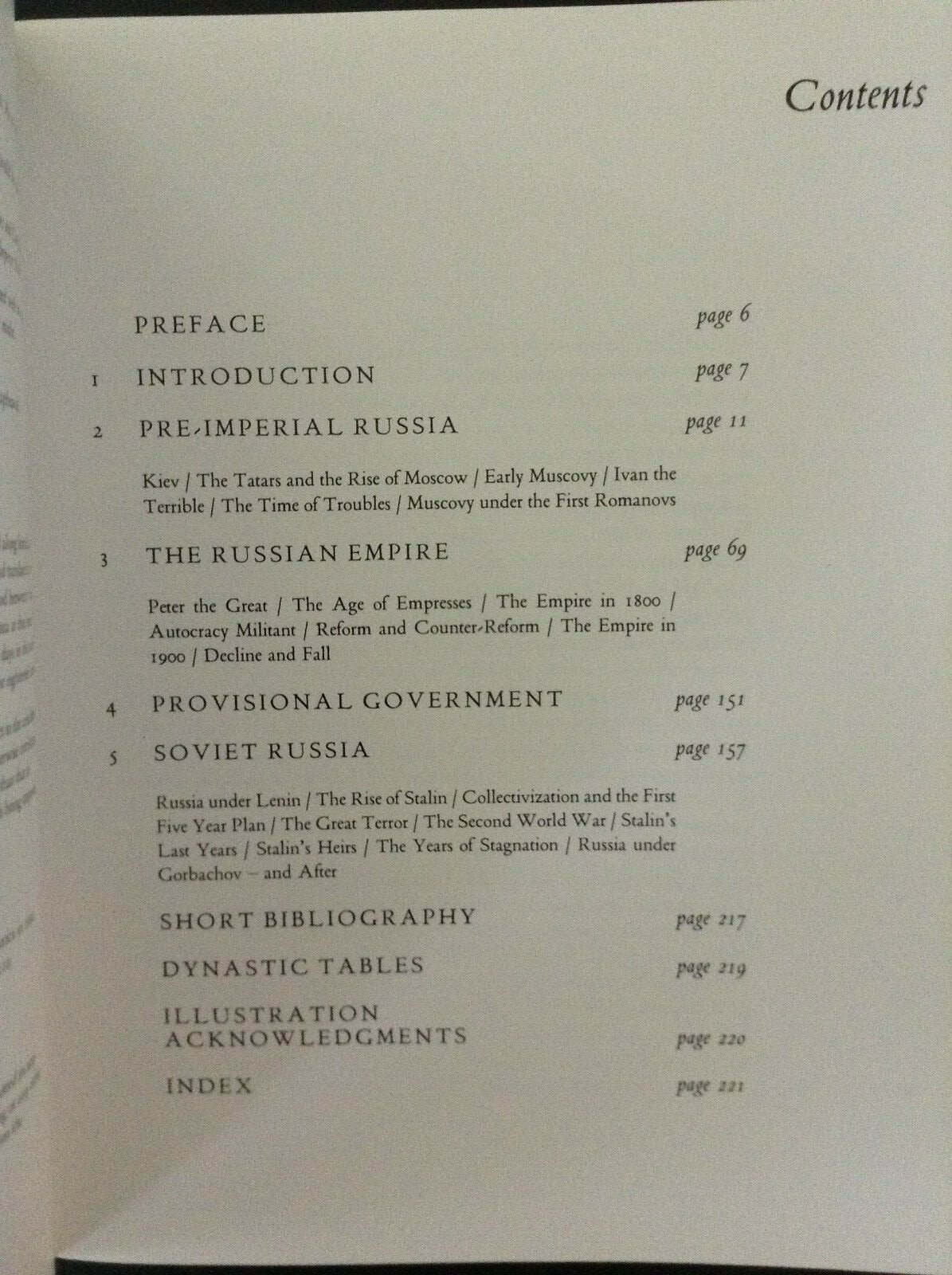 Russia „A Concise History“ 1999 issue, 224 pages with 204 illustrations & 4 maps