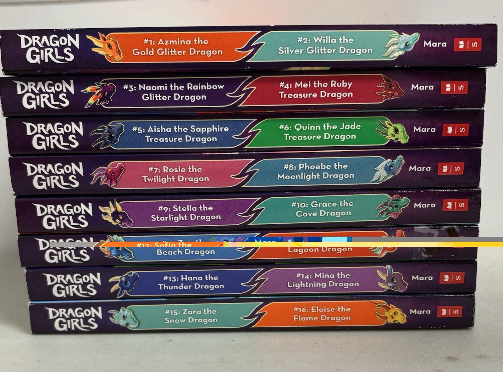 Dragon Girls Series Complete 8 Paperback Books Set Like New