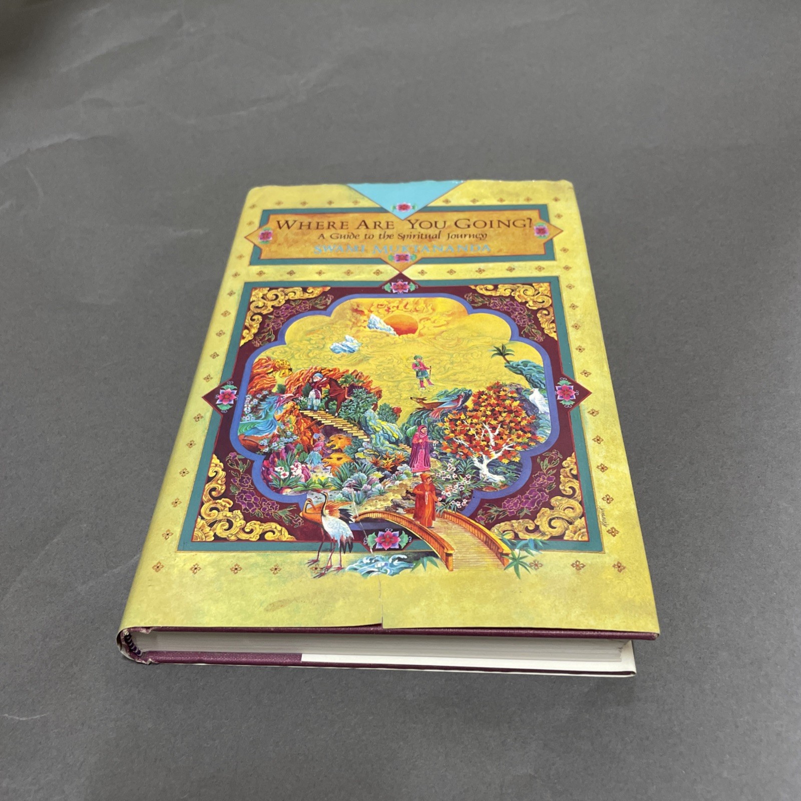 Where Are You Going A Guide to the Spiritual Journey Swami Muktananda HC 1991 DJ