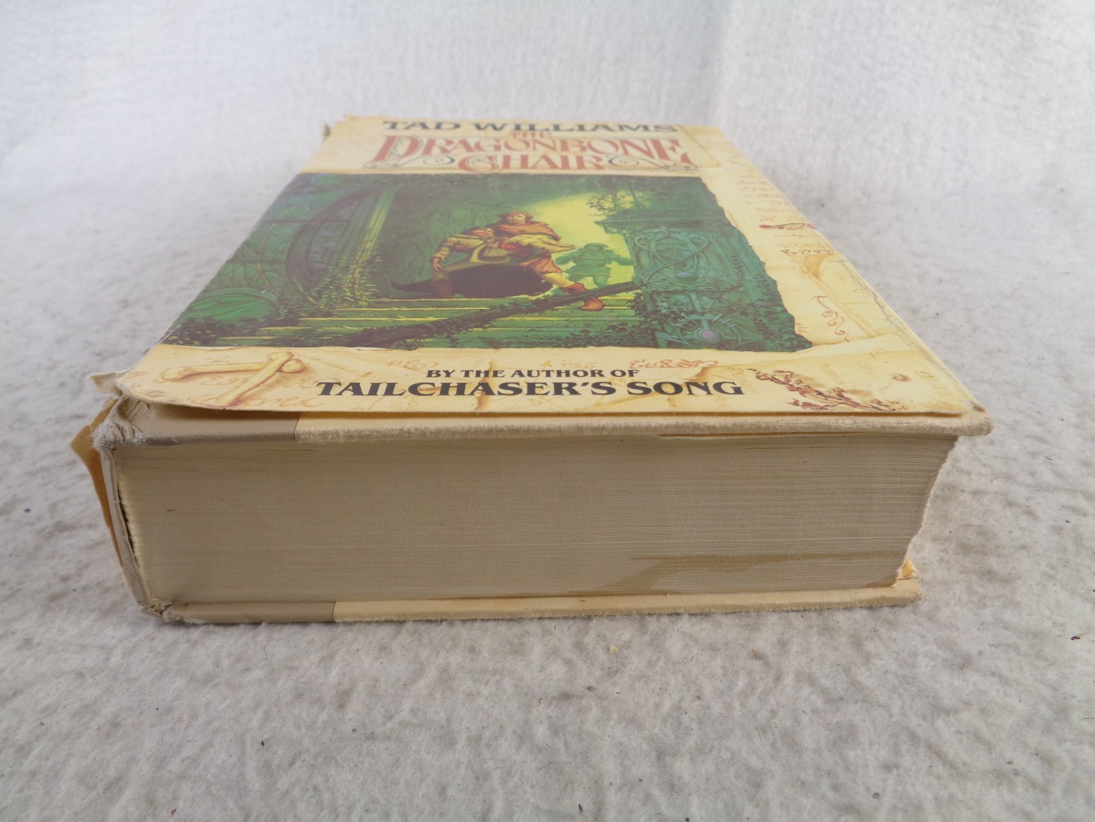 The Dragonbone Chair Tad Williams HC DJ 1988 Memory Sorrow and Thorn Book 1