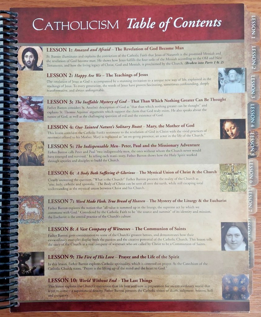 Word on Fire Catholicism Study Guide & Workbook Second Edition by Carl E. Olson