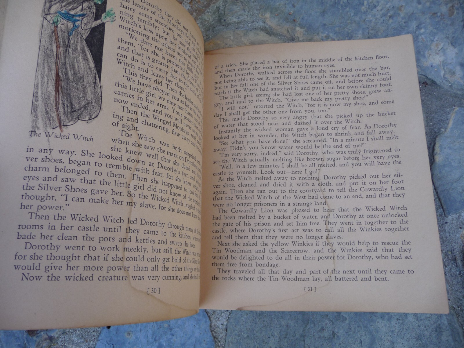 The Story of the Wizard of OZ #708 Whitman Publishing 1939