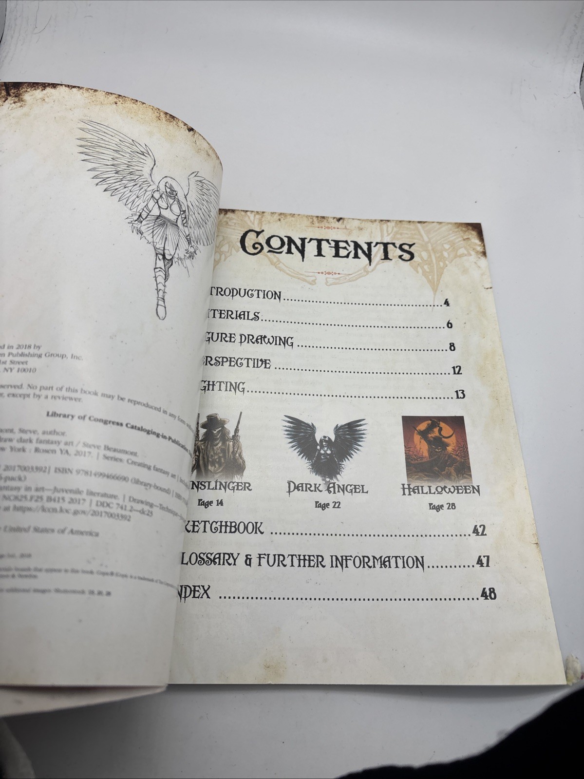 How to Draw Dark Fantasy Art by Beaumont, Steve Former Library Copy