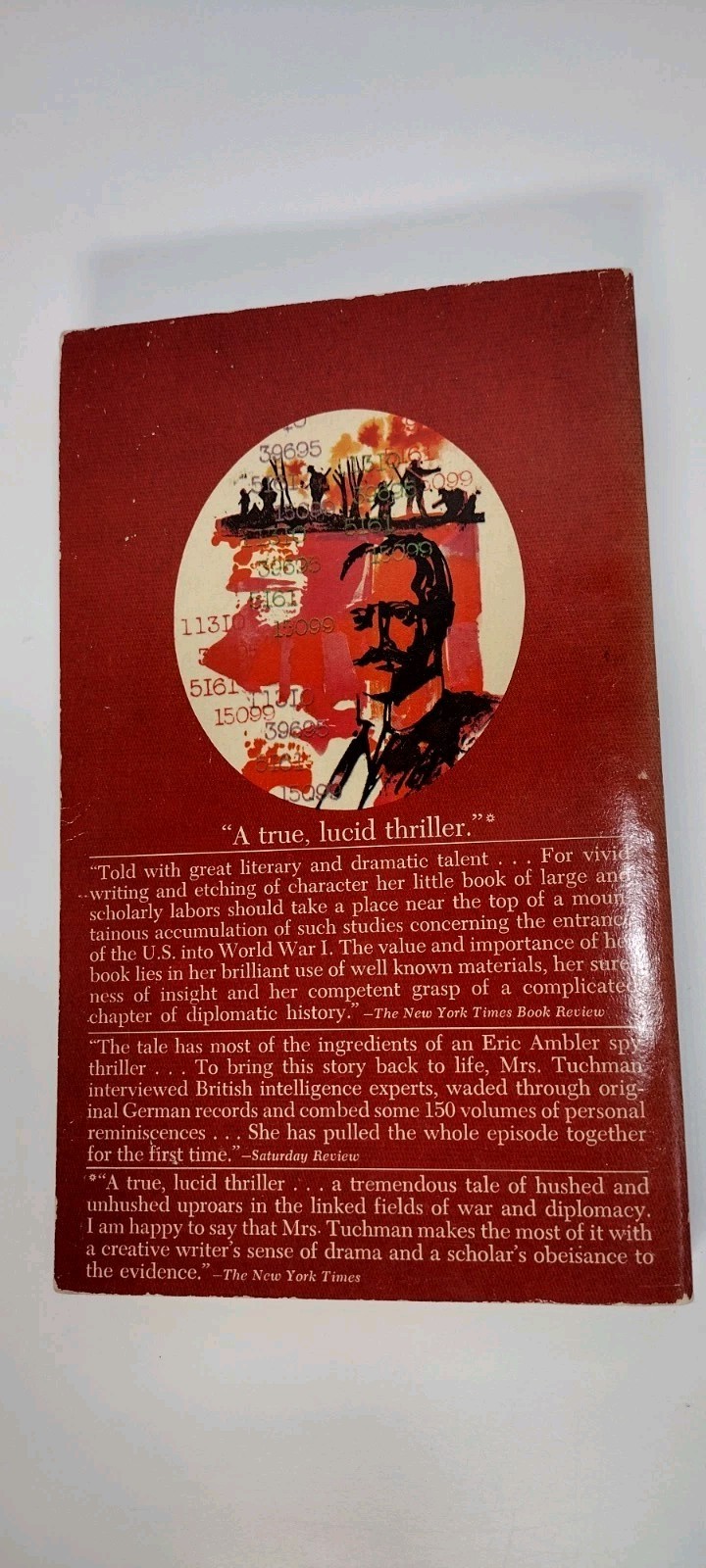 THE ZIMMERMANN TELEGRAM Barbara Tuchman HC Illus. 1971 edition vgc Macmillan