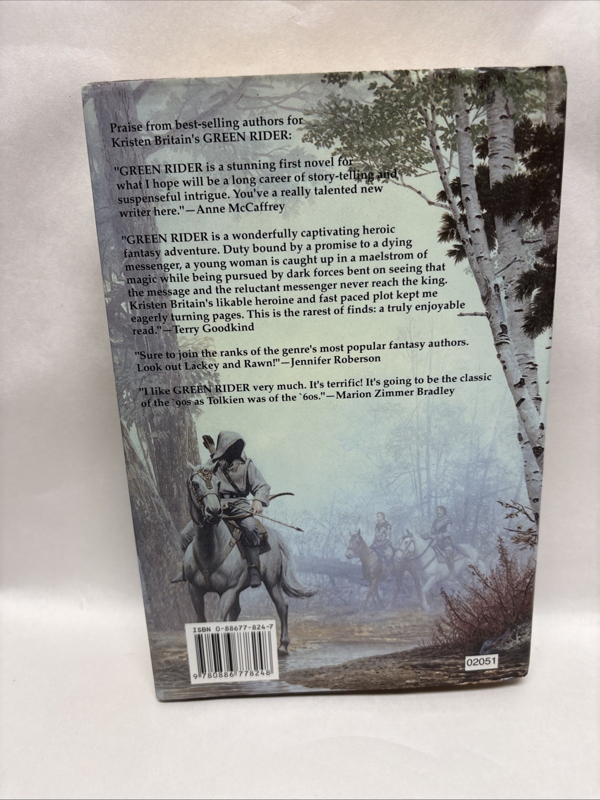 Green Rider (Green Rider Trilogy Book 1) by Kristen Britai/Hardcover.