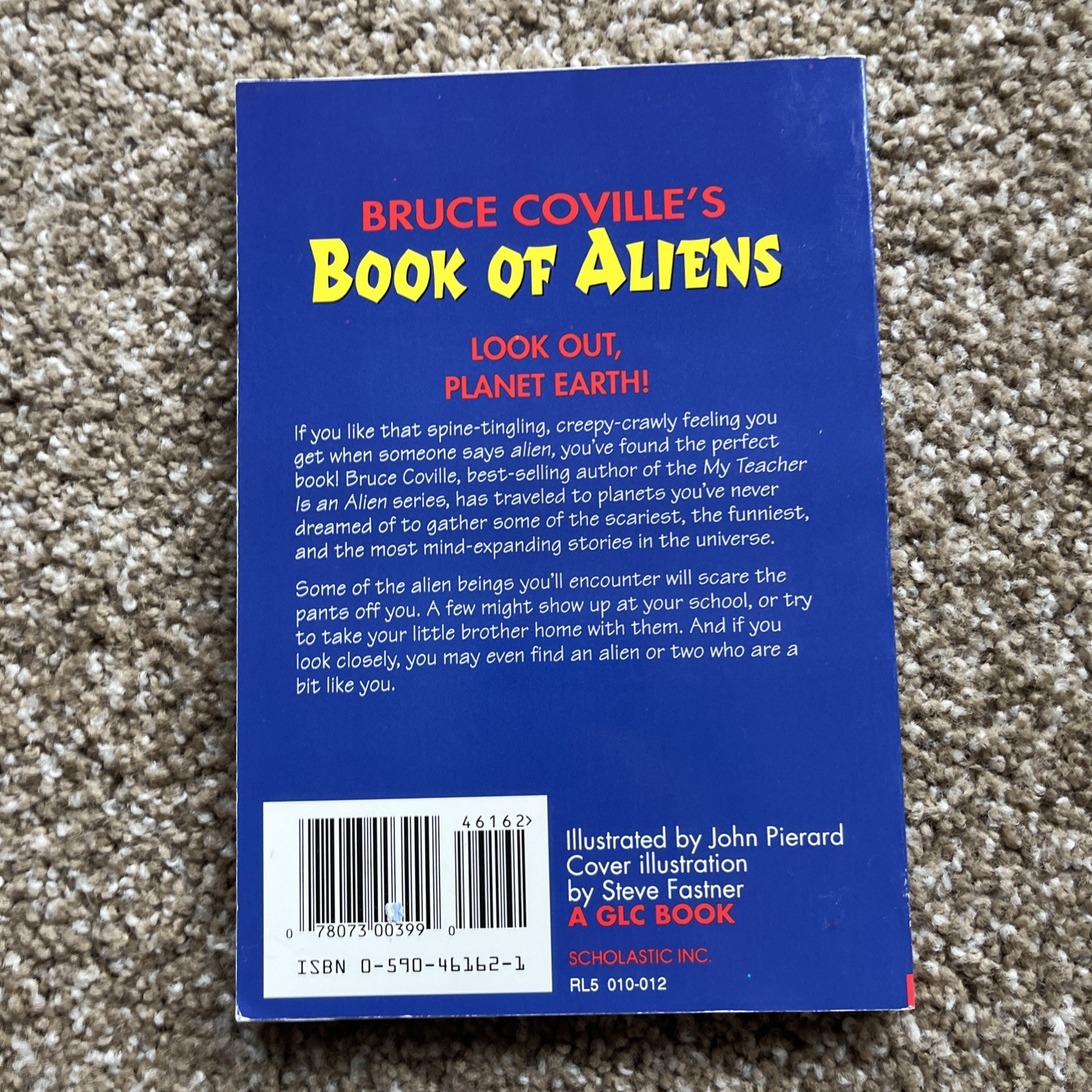 Lot of 5 1990s Bruce Coville PB Book of Monsters / Ghosts / Aliens / Nightmares