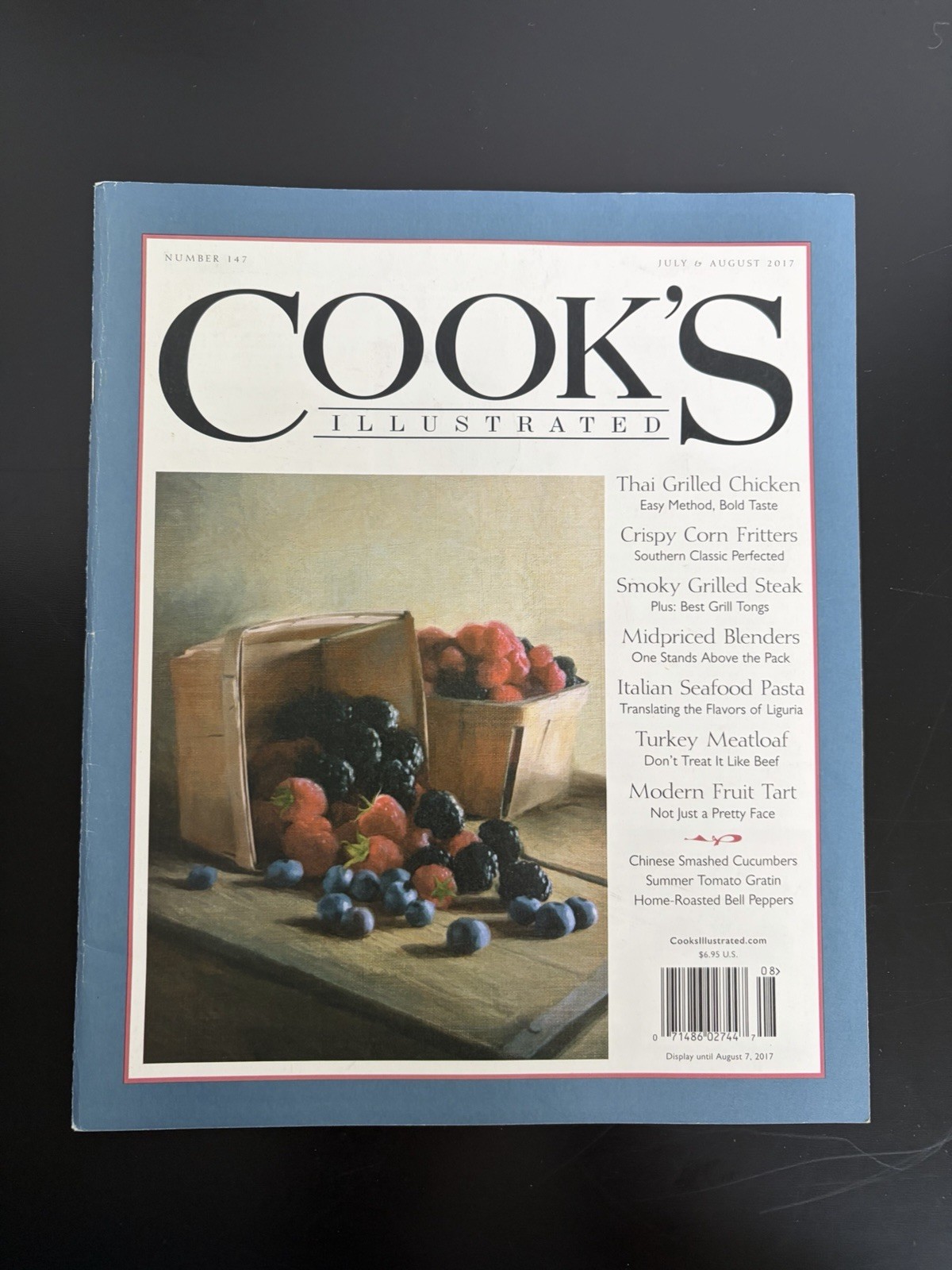 Lot of 6 Cook’s Illustrated Magazine Issues. Late 2010s