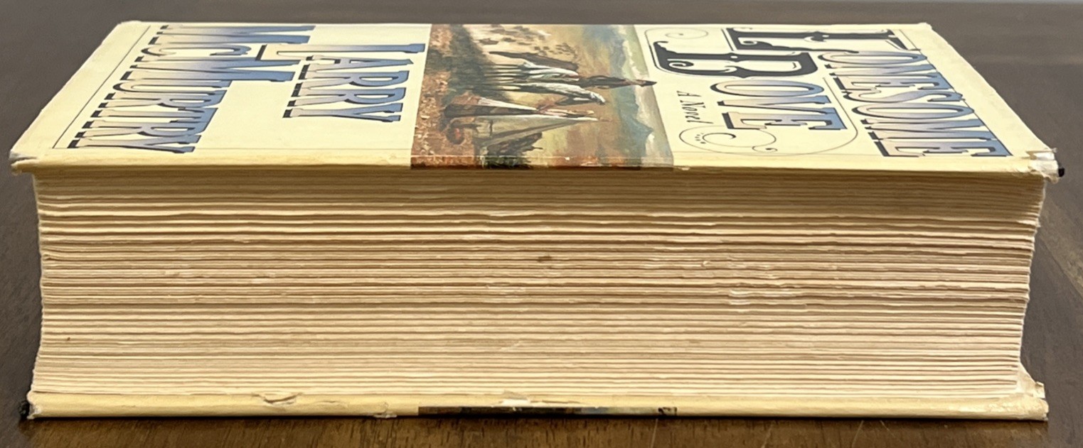 LONESOME DOVE A Novel by Larry McMurtry – 1985 – First Book Club Edition HCDJ
