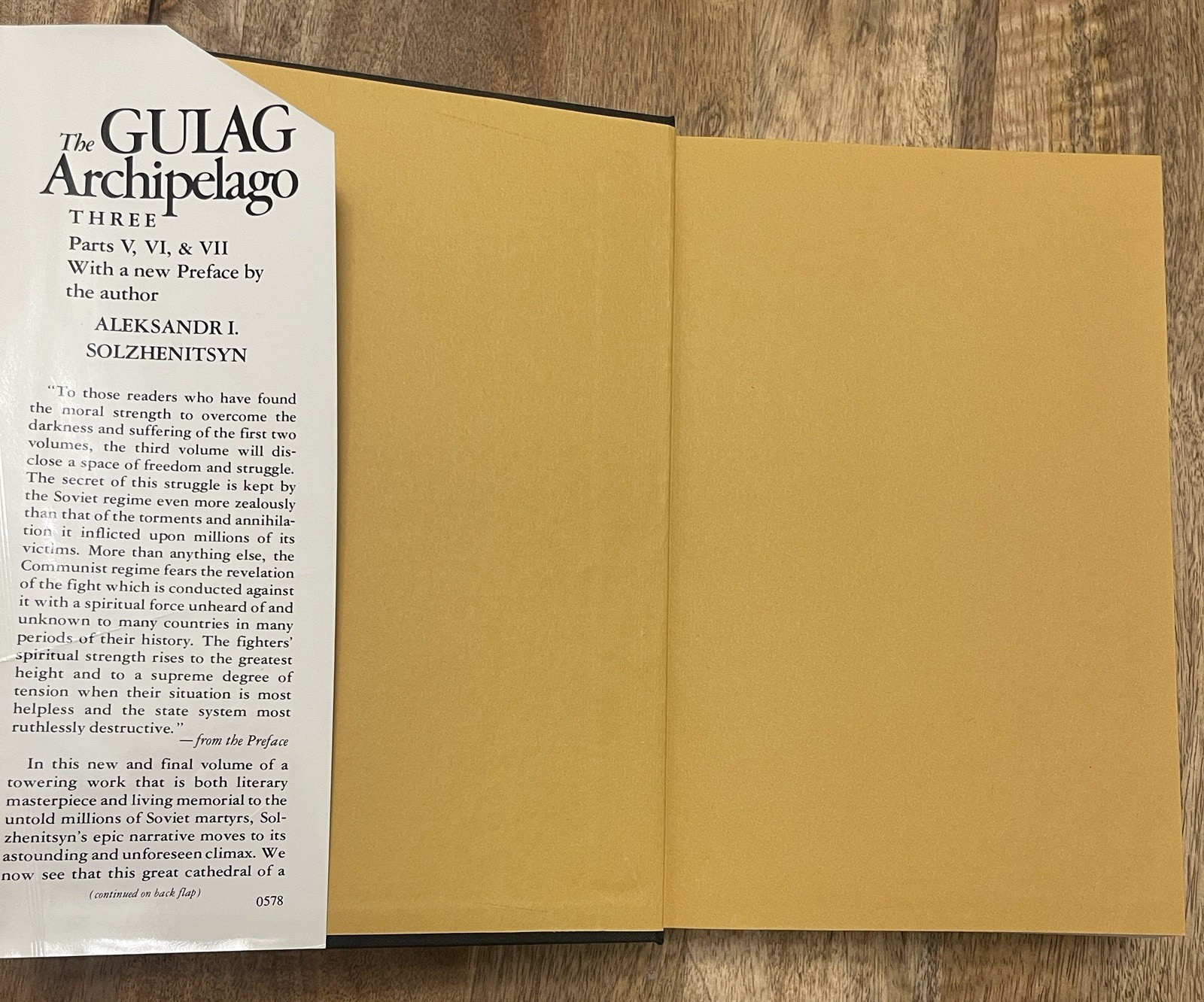 The Gulag Archipelago Complete 3 Vol Set 1st Edition Harper & Row Solzhenitsyn