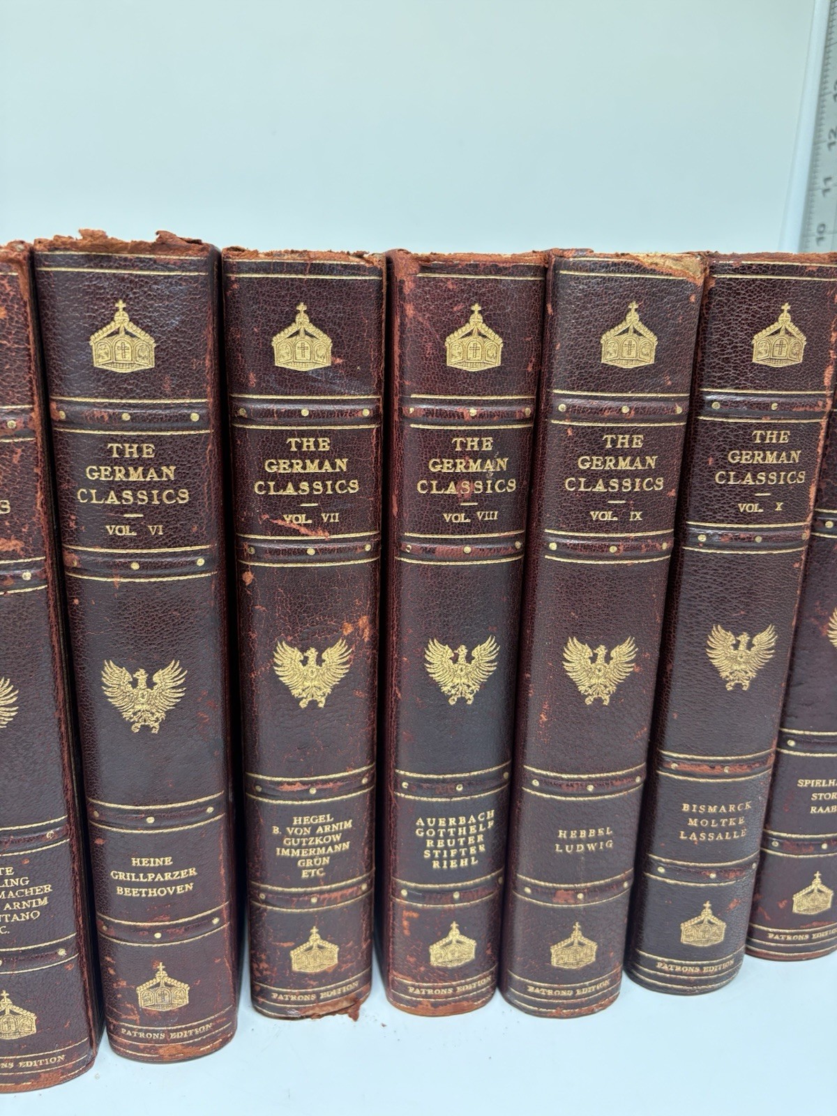 Antique The German Classics Patrons Edition 1-13 volumes 1913-14 Year / Rare