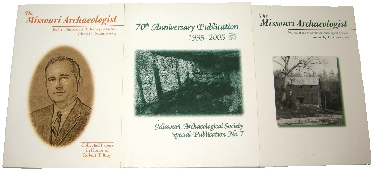 The Missouri Archeologist Lot of (3) Special 70th Anniversary Issue 1935-2005 +