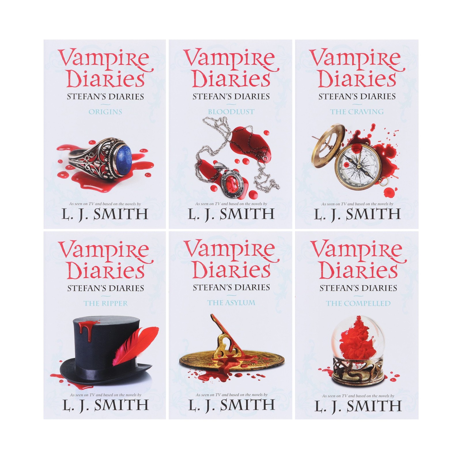Vampire Diaries Stefan’s Diaries Books 1-6 Box Set by L. J. Smith – Ages 14+ PB