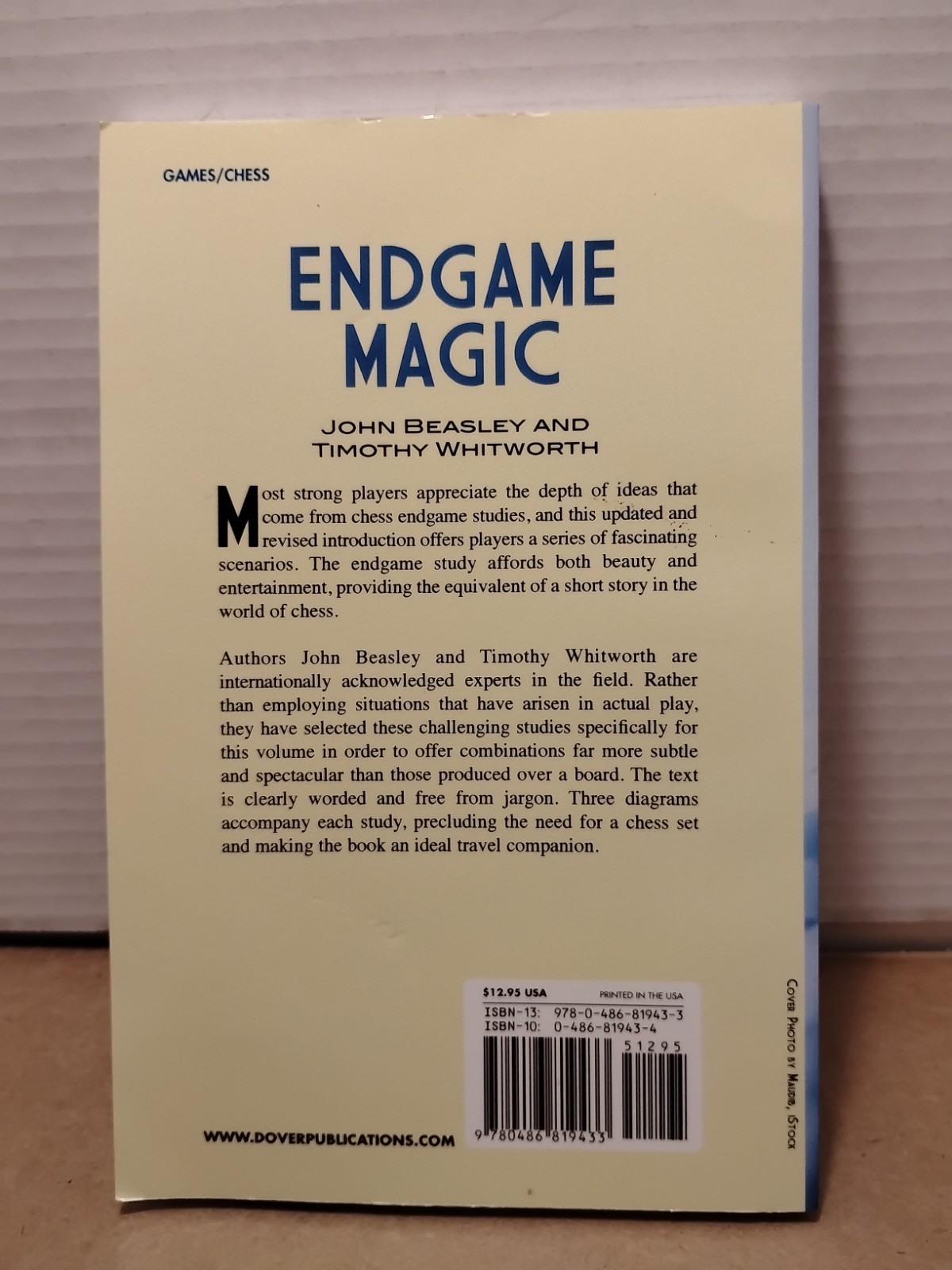 Endgame Magic by Timothy Whitworth & John Beasley – 2017 – 2nd Edition CHESS PB