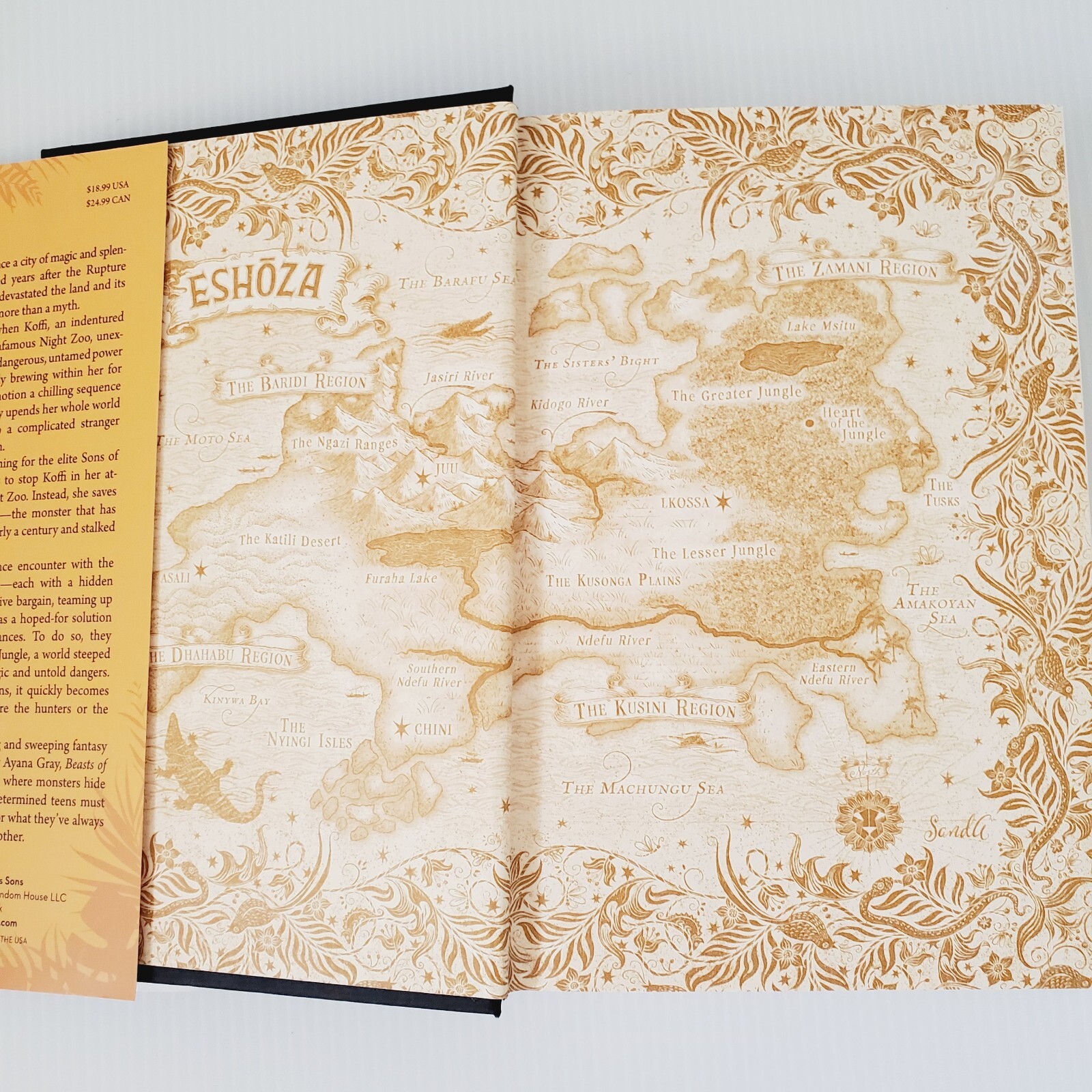 Beasts of Prey Hardcover Book By Ayana Gray Fantasy Fiction Novel