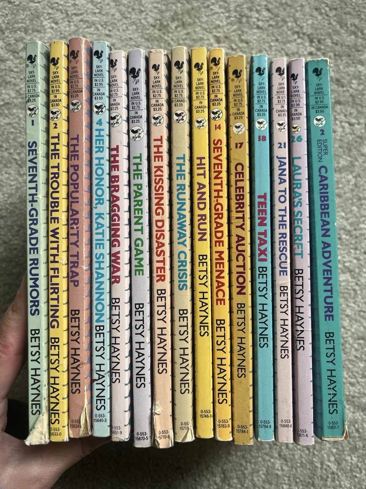 The Fabulous Five Betsy Haynes Lot Of 15 Paperbacks