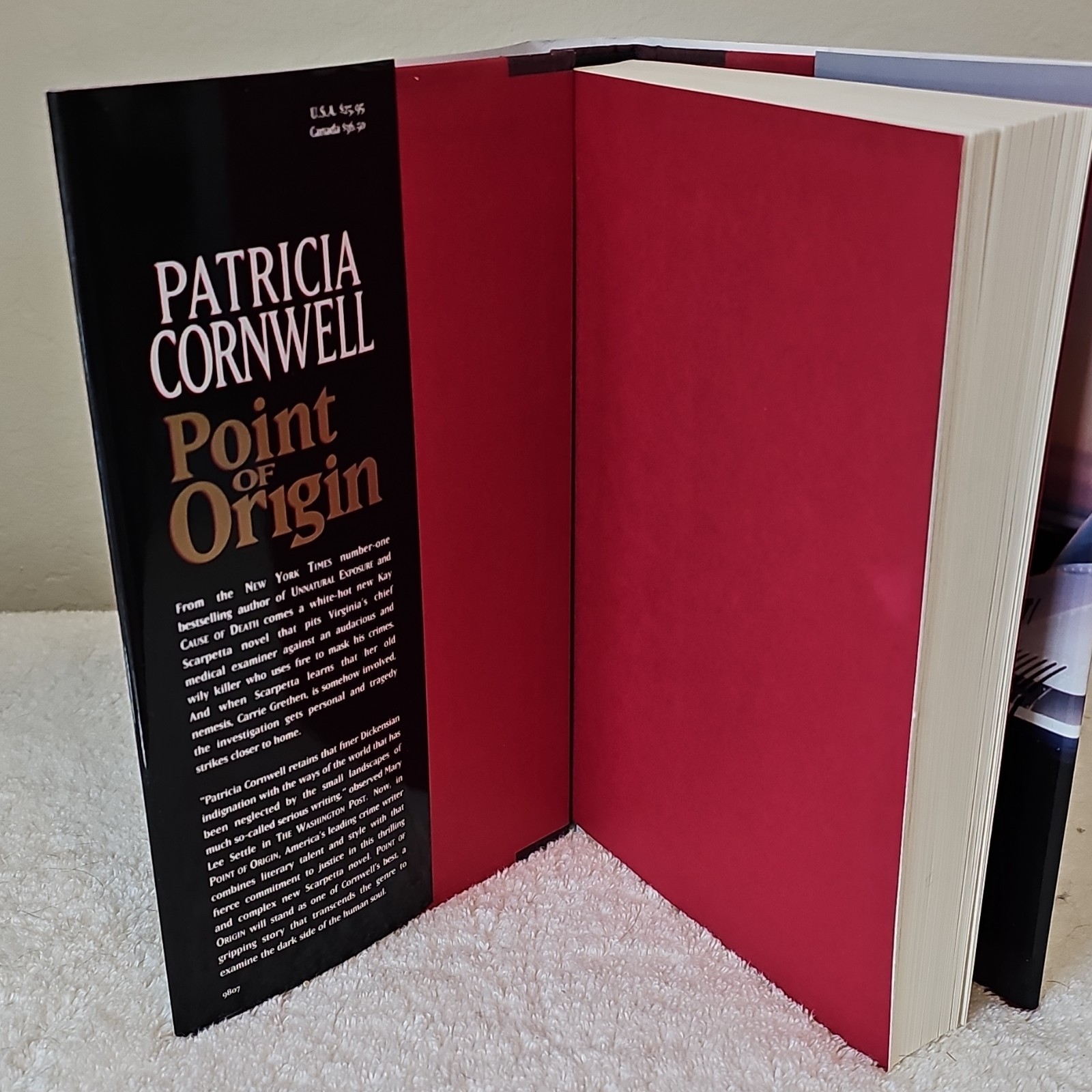 Patricia Cornwell „Point of Origin“ Hardcover First Edition 1998 DJ