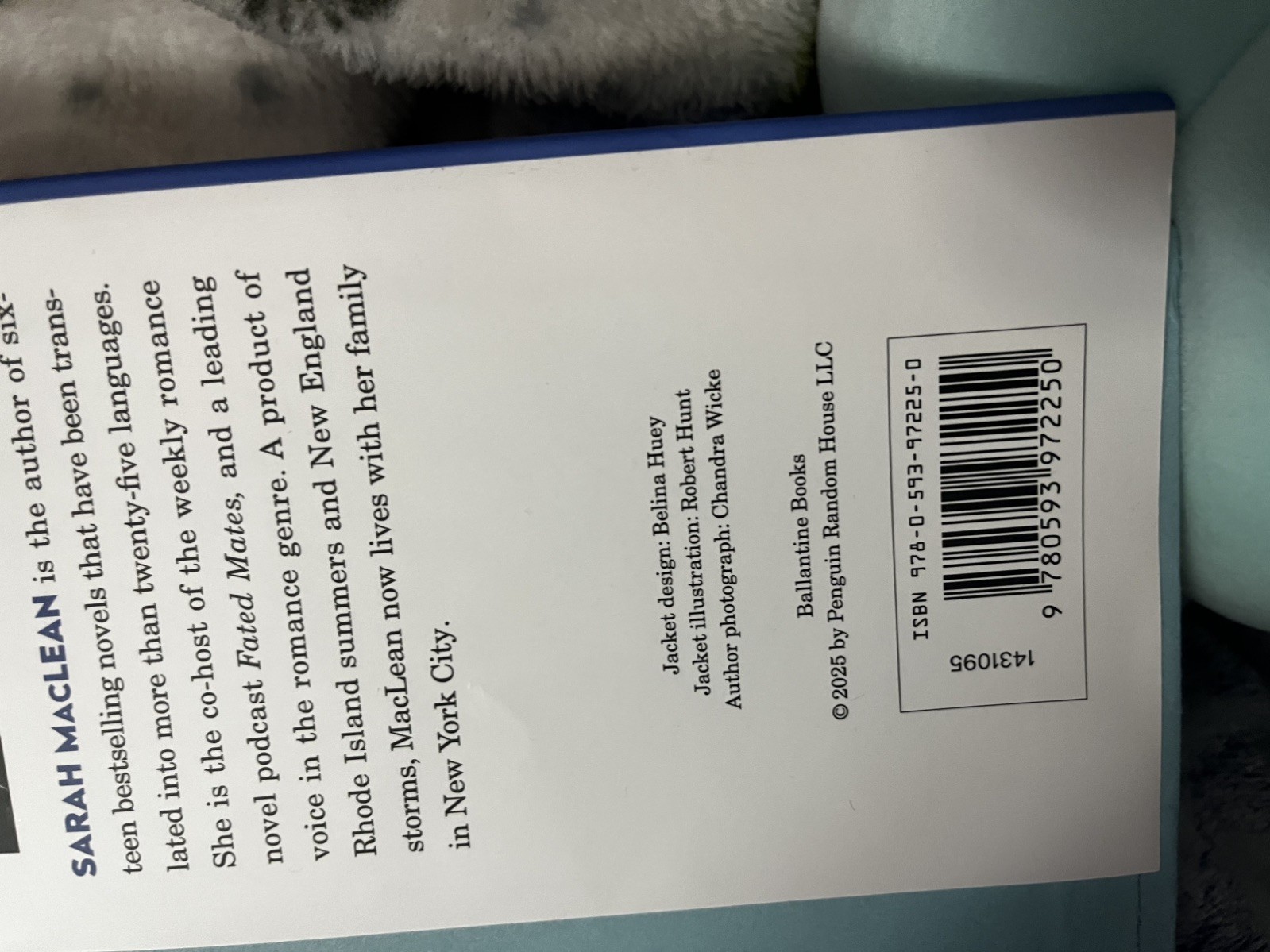 These Summer Storms A Novel by Sarah MacLean Hardcover BOTM July 2025 Like New