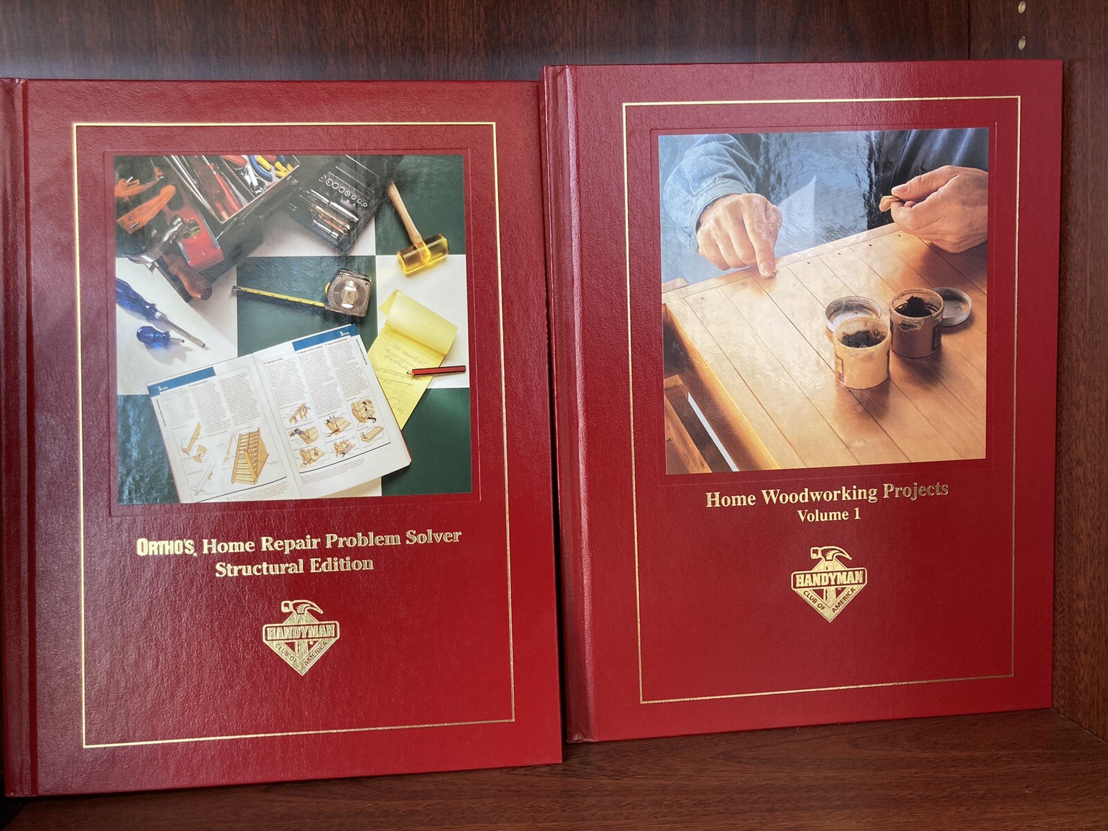 Lot Of 18Handyman Club of America Hardcover Books Wood Working Home Repair