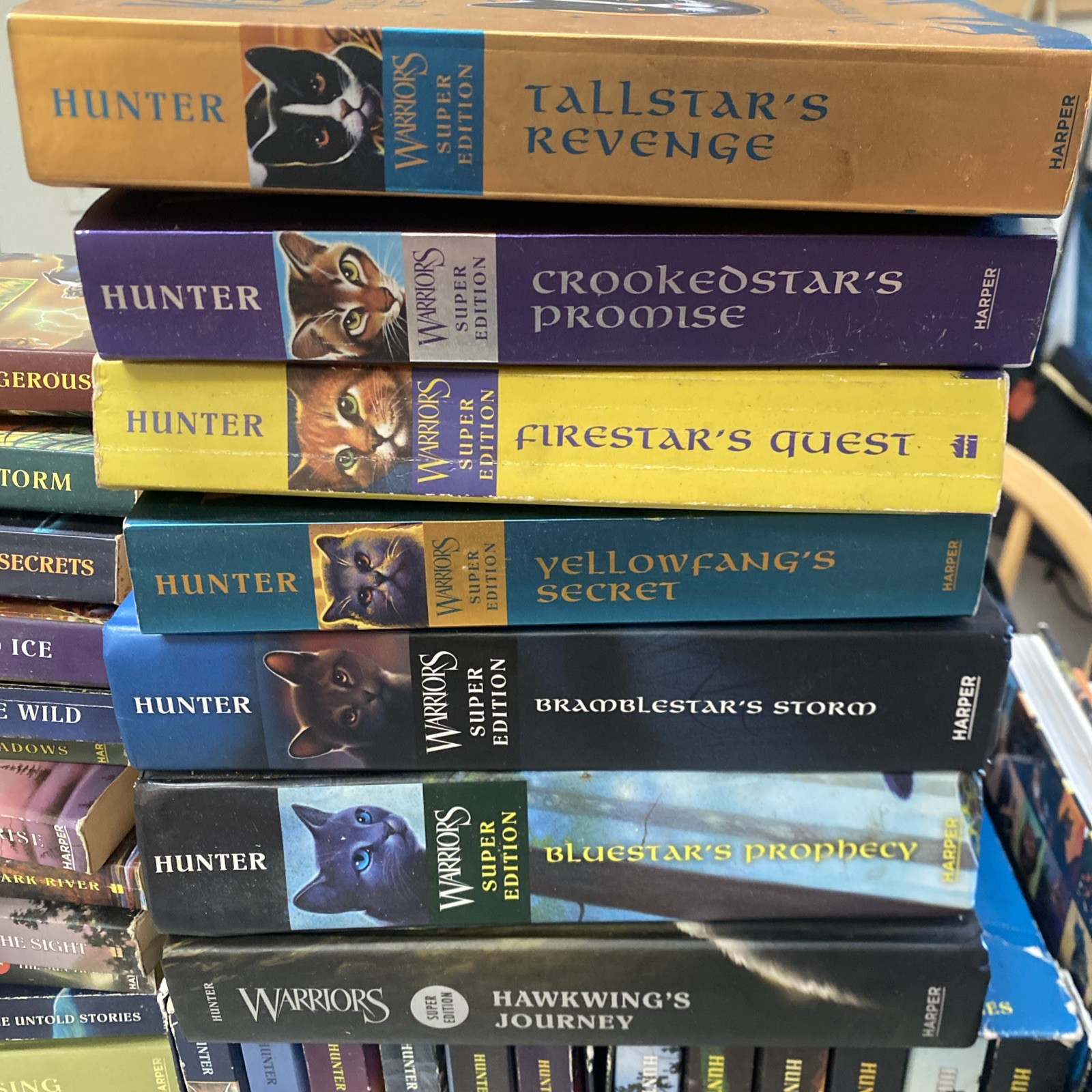Warriors Erin Hunter Lot 40 Books Complete Sets Super Editions 1st Edition DIRTY