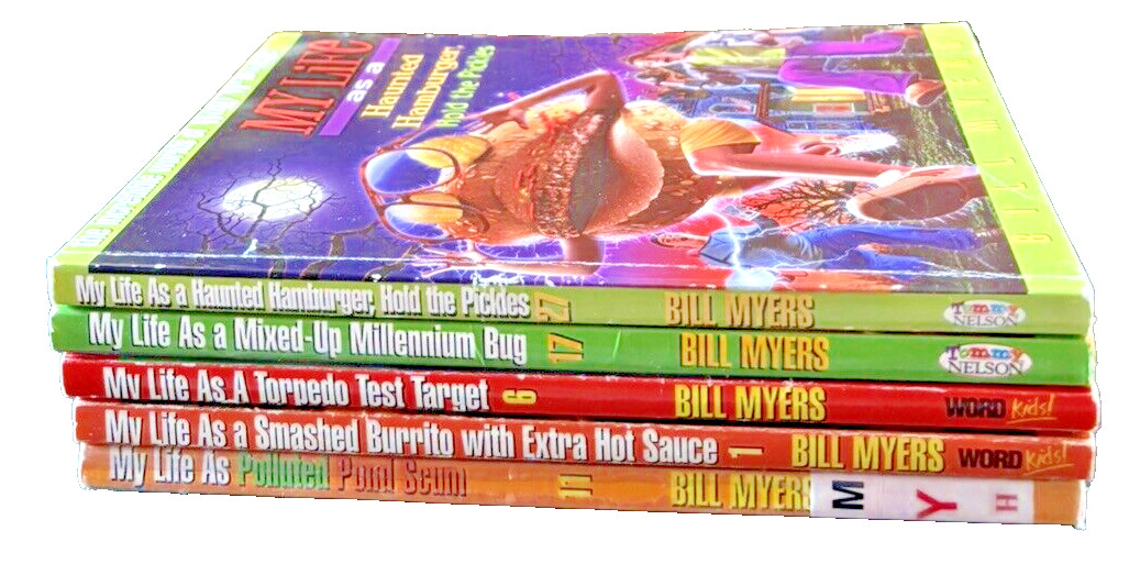 Christian Kids Series Lot 5 Chapter Books Wally McDoogle Bill Myers VTG. Gr. 3-6