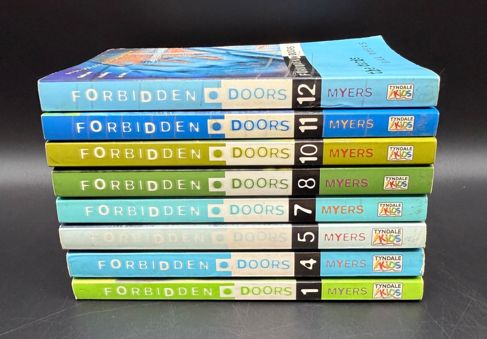 Lot of (8) Forbidden Doors by Bill Myers Softcover Bundle
