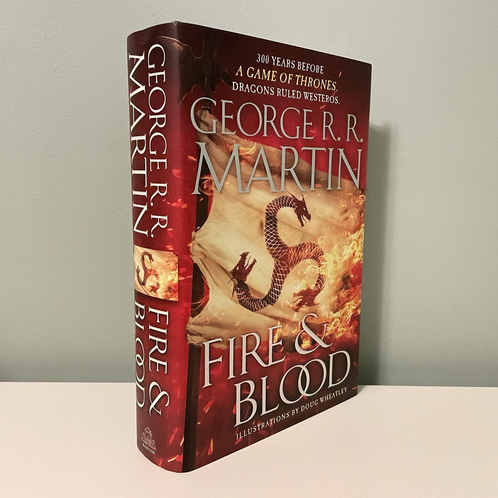 Fire & Blood by George R. R. Martin (Hardcover DJ 1st/1st VG/VG Targaryen #1 )