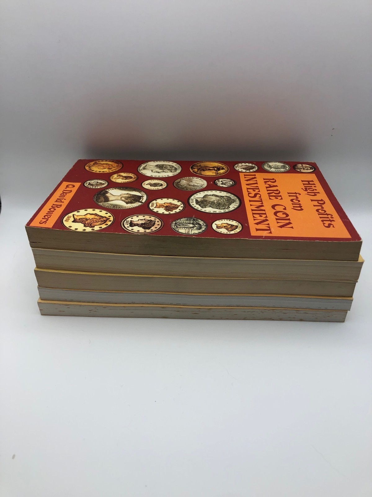 5 Softbound Q David Bowers Books #’s 2-3-4-7 & High Profits