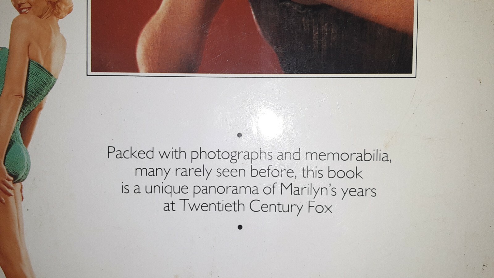 MARILYN at 20th Century Fox 1987 1st UK printing. 220 pages. (SEE PICS).