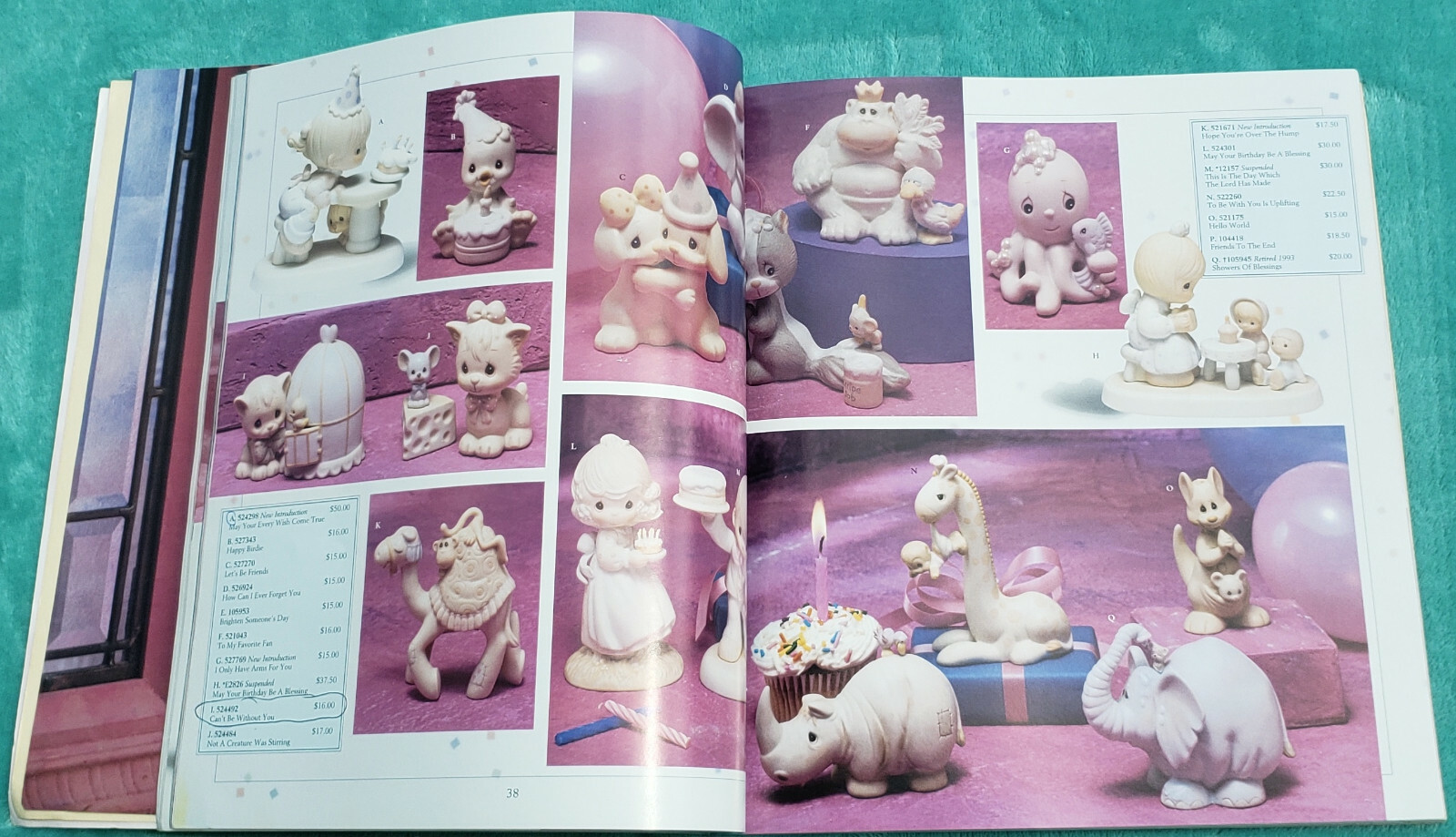 15th Anniversary Enesco Precious Moments Collection Jumbo Giftbook 156 Pages