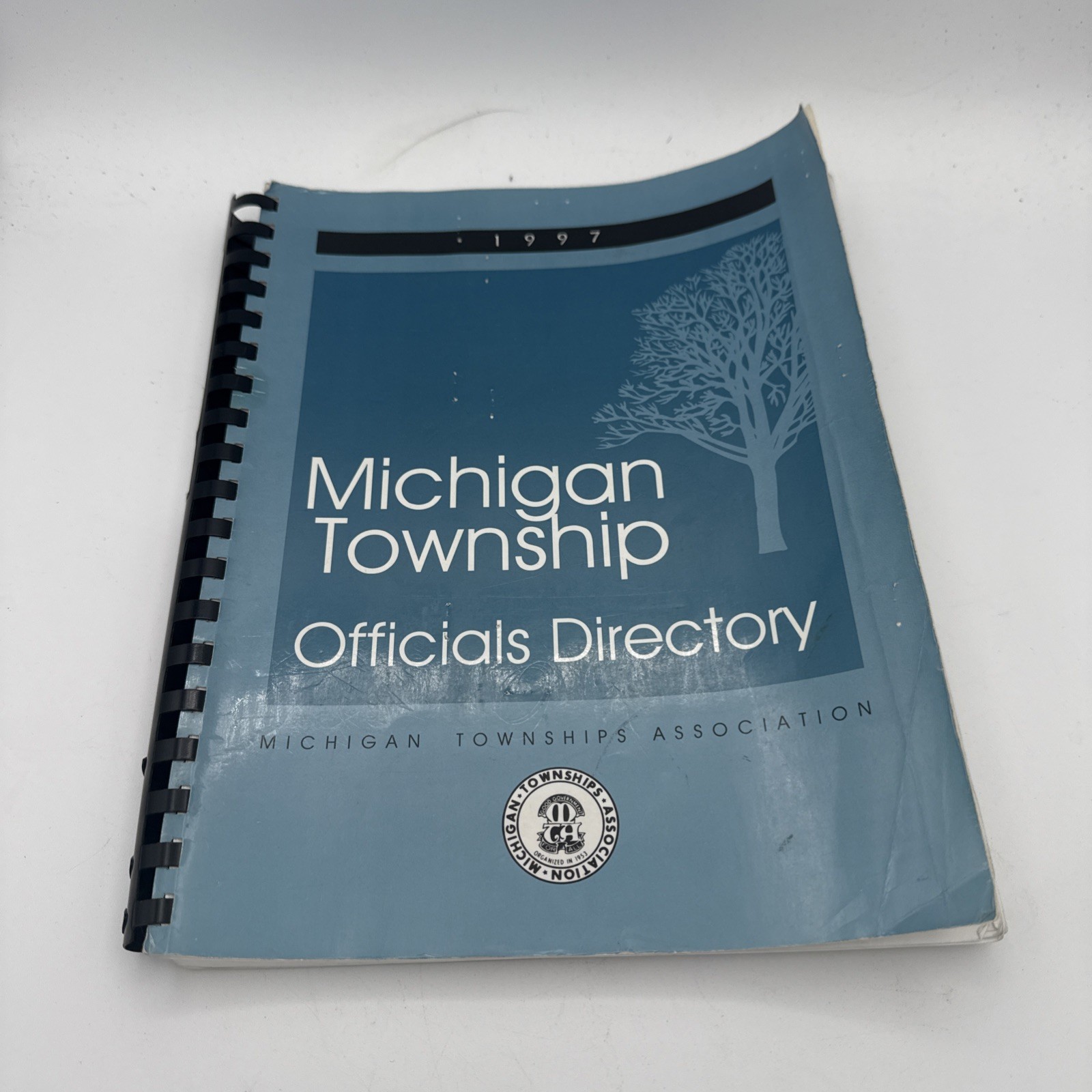 1997 State of Michigan Township Officials Directory spiral Bound Book 232 Pages