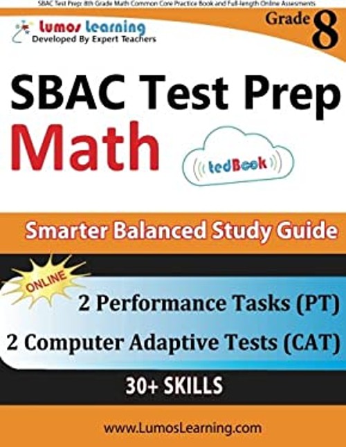SBAC Test Prep : Smarter Balanced Study Guide with Performance Ta