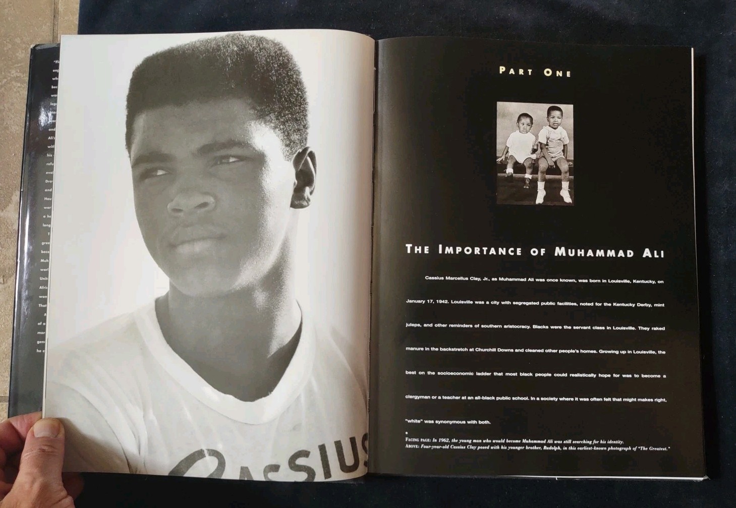 Muhammad Ali In Perspective Photographs Thomas Hauser Hardcover Book Clay Boxing