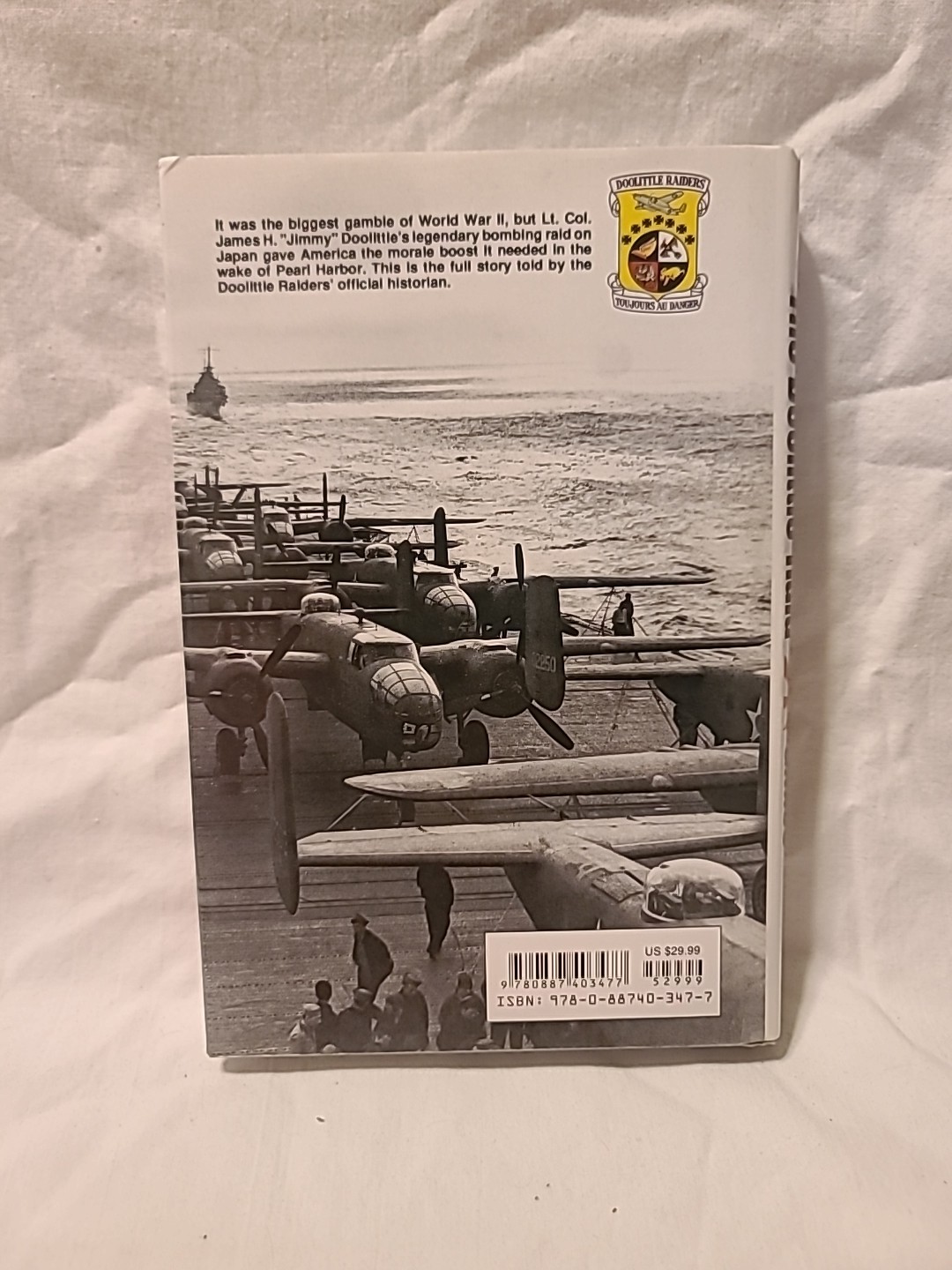 (D) The Doolittle Raid by Carroll V. Glines (1991 HCDJ) Signed David Thatcher