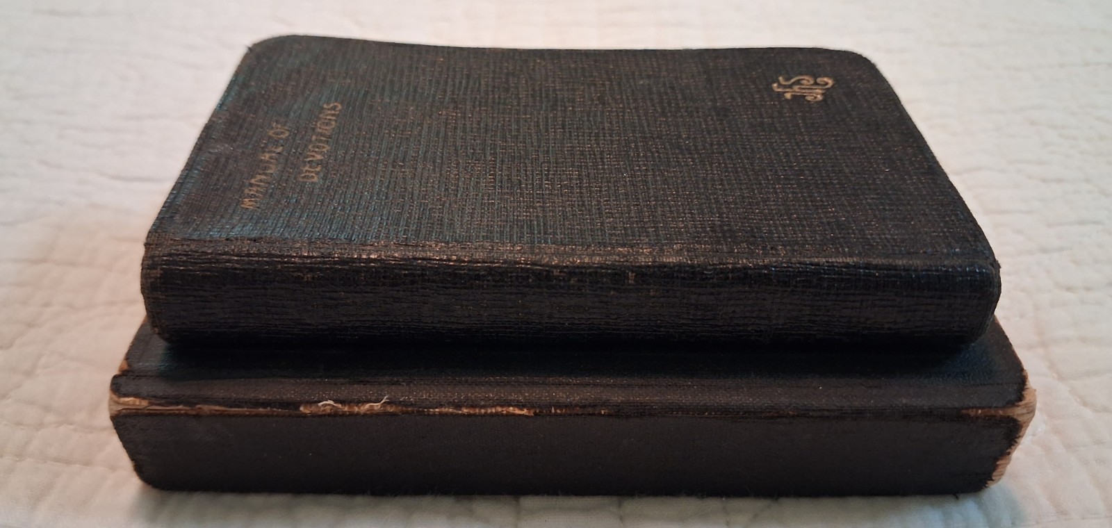 Antique Manual Of Devotions, 1933; Douay-Rheims New Testament, 1924; Pocket Size