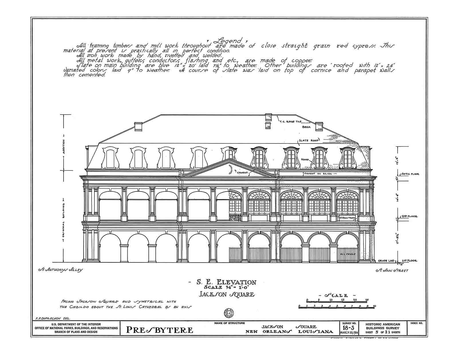 Historic House Plan Drawings of New Orleans – Books 1-5 Full Set – Architecture