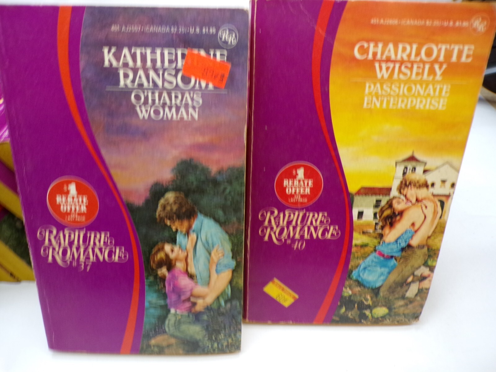 28 Rapture Romance Novels Multiple Titles Authors Numbers Paperback