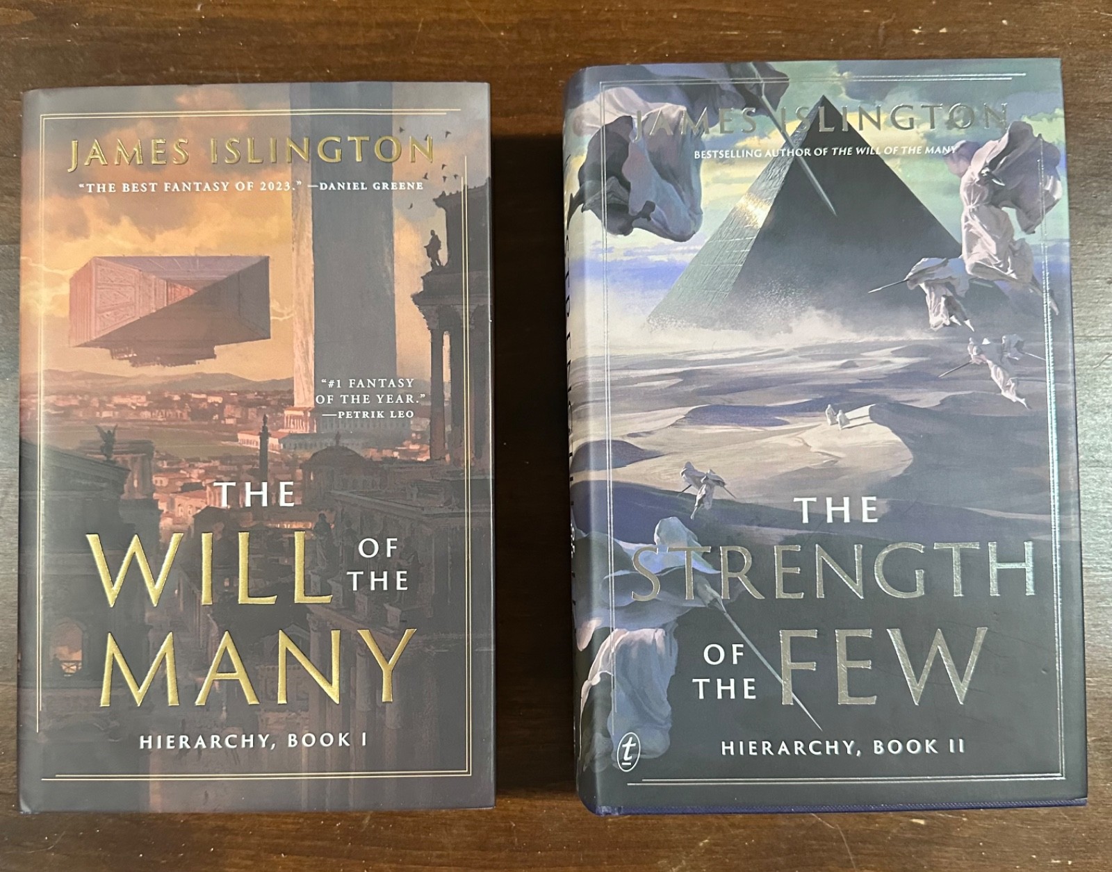 Signed Broken Binding Editions – James Islington Hierarchy Series Books 1 & 2 Ha