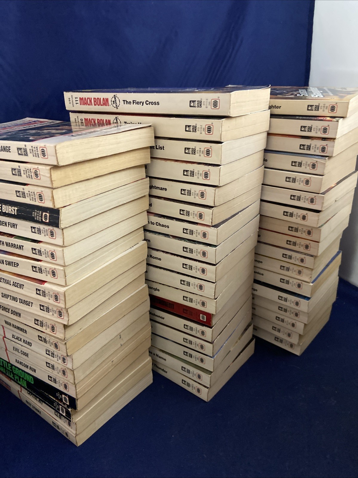 Don Pendleton’s MACK BOLAN The Executioner NO DUPES PB Book Lot of 101 Ex Cond!