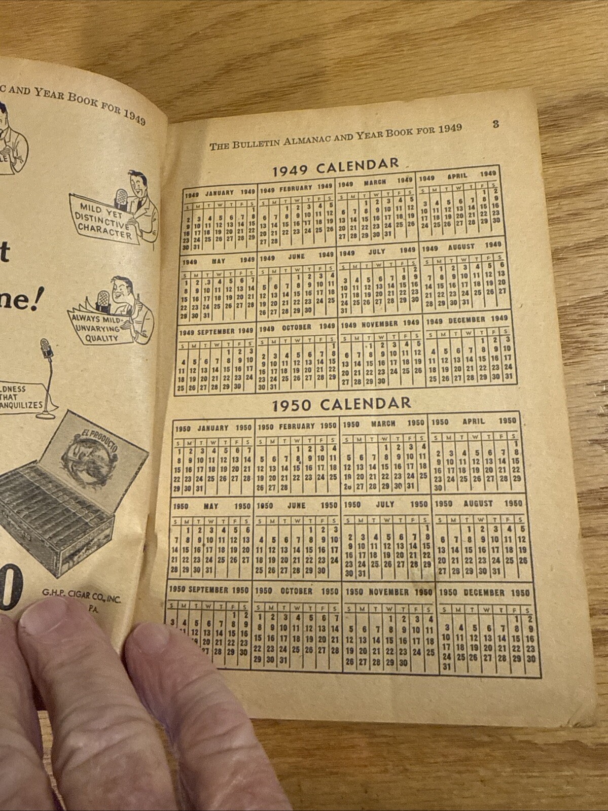 Bulletin Almanac 1949 Philadelphia Bulletin Vintage Trade PB 576 pages