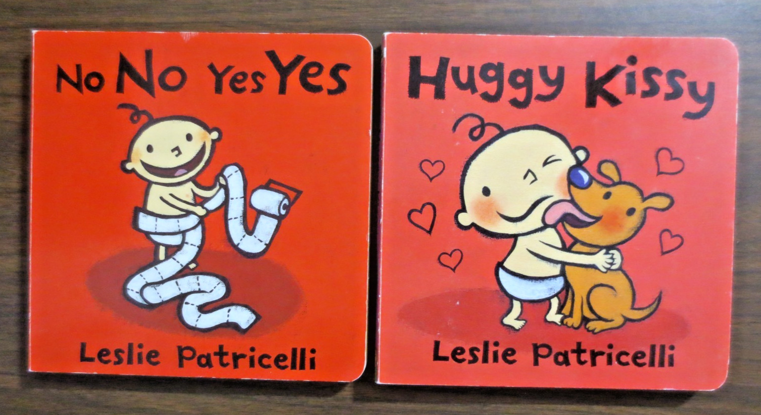Lot of 6 By LESLIE PATRICELLI Board Book Set for Toddlers