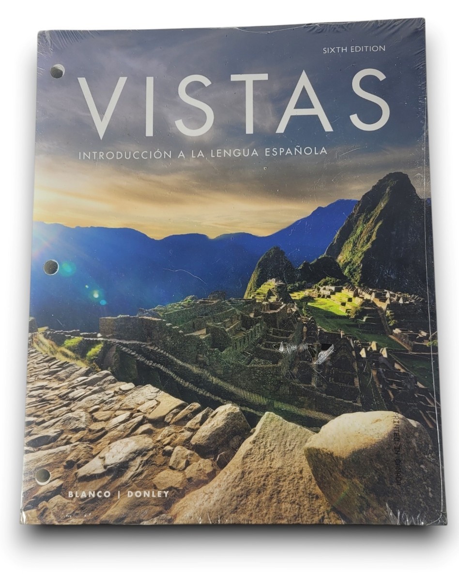 NEW Vistas 6th Edition Student Edition Loose Leaf Edition 2018 NEW Sealed