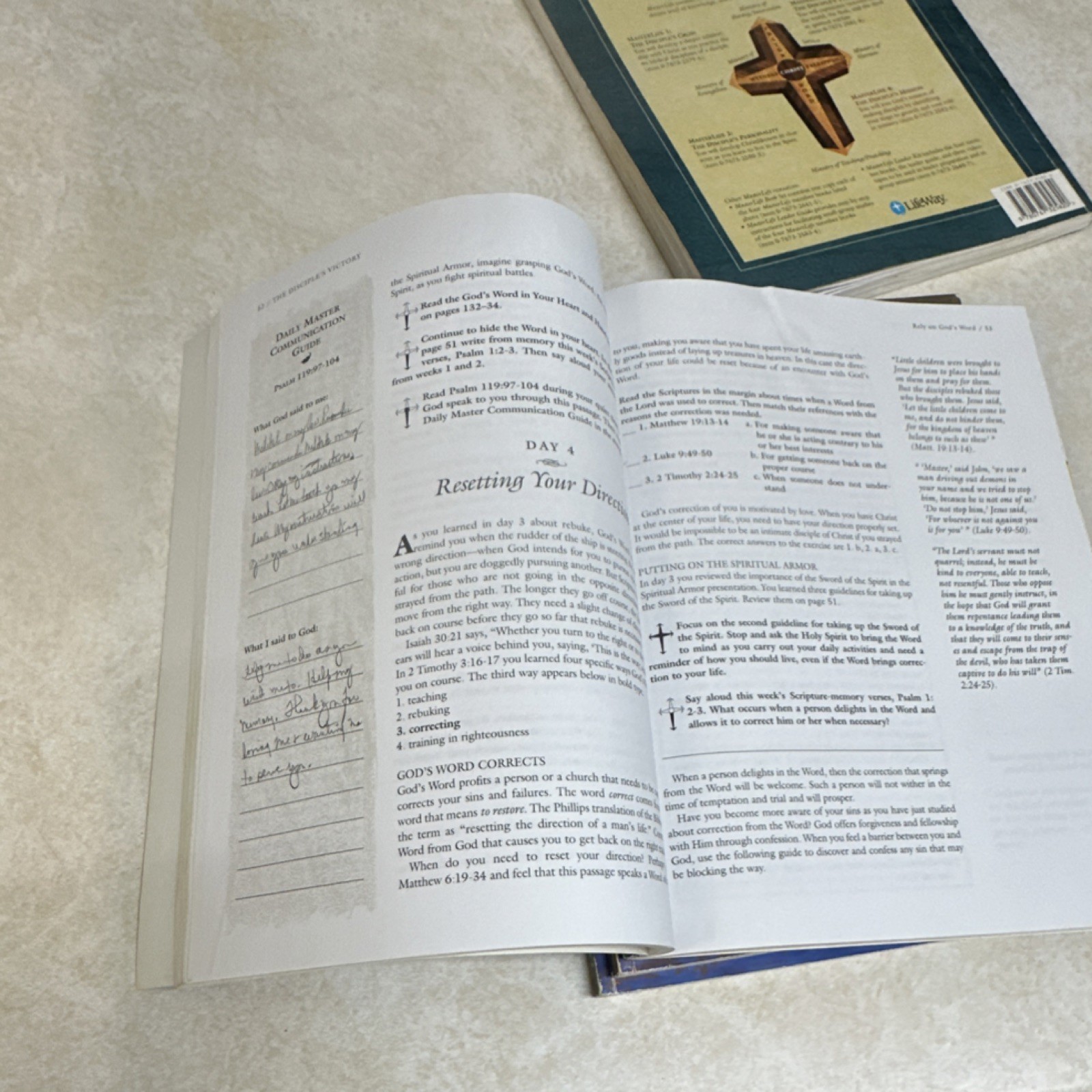 LifeWay MasterLife Book Set Biblical Process for Growing Disciples 4 Vol 1997