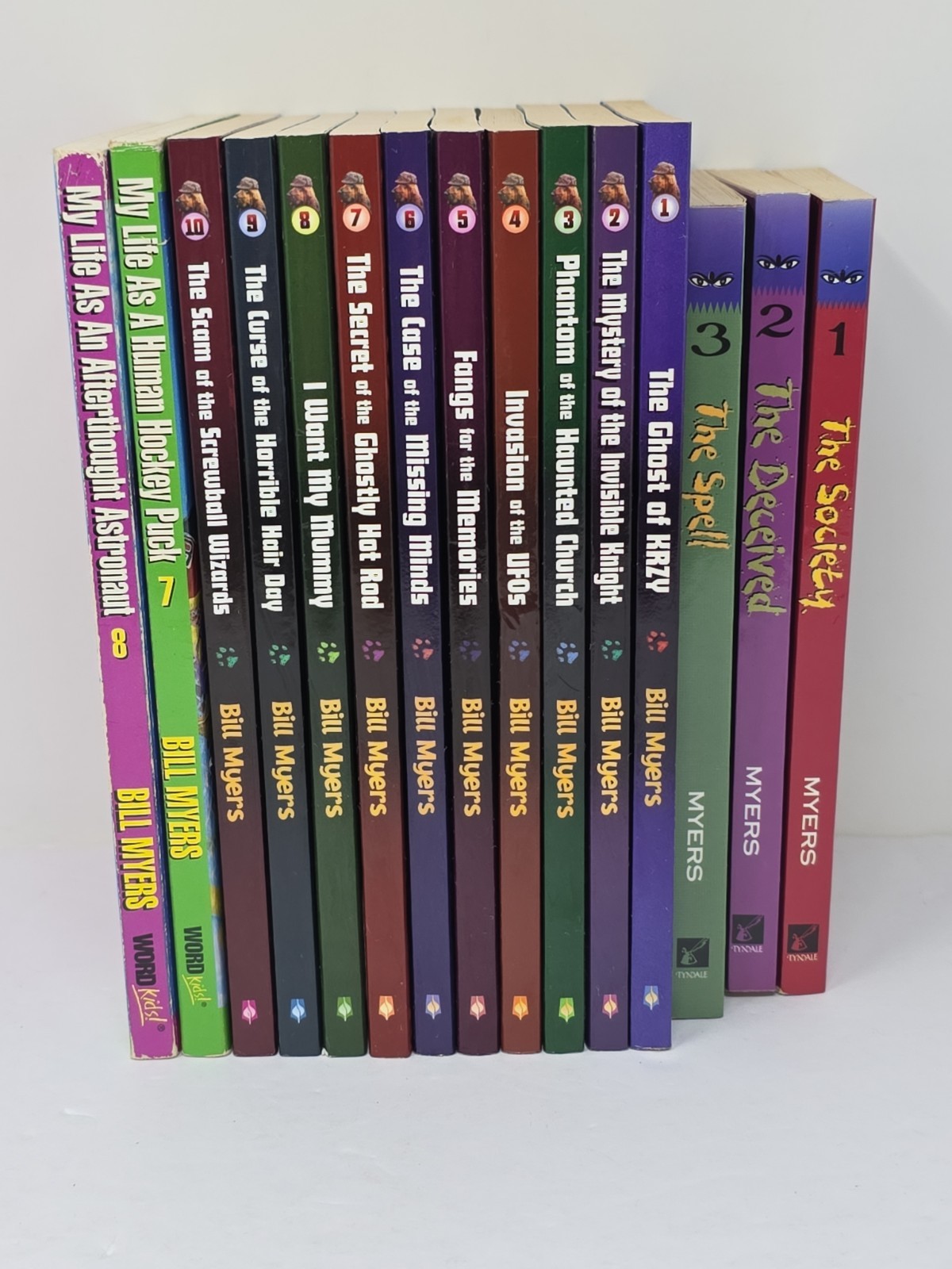 Lot of 15 Bill Myers Books BLOODHOUNDS, INC. 1-10, My Life As… Forbidden Doors