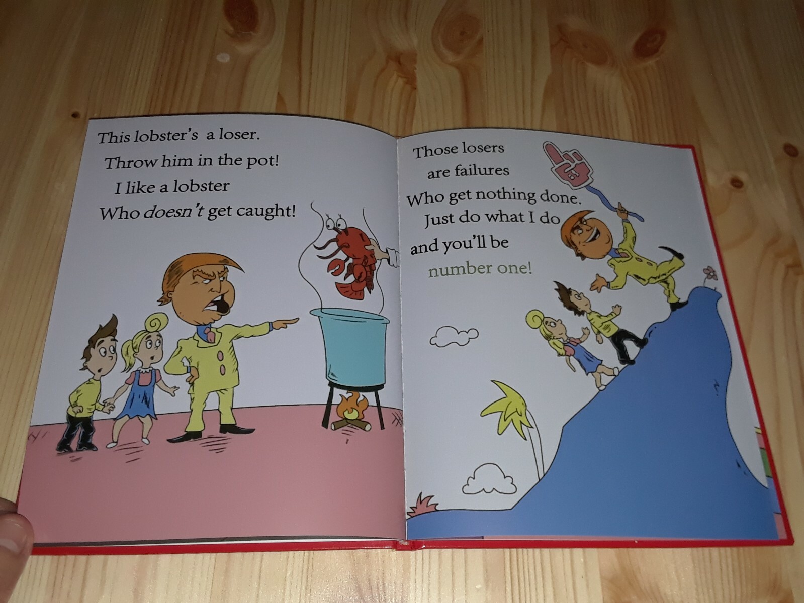 „Hardcover“ Winners Aren’t Losers Children’s Book Donald Trump Jimmy Kimmel Maga