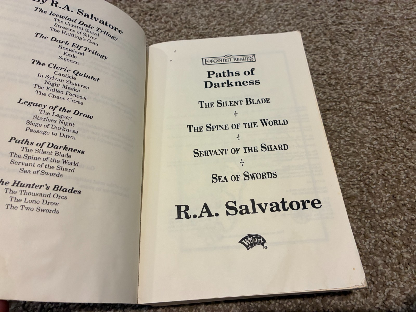 Paths of Darkness by R.A. Salvatore – RARE – Legend of Drizzt – Forgotten Realms