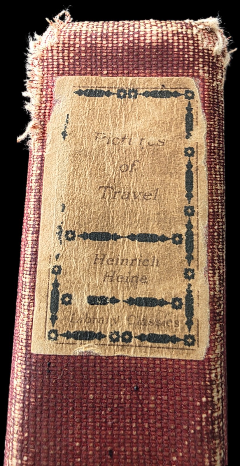 Pictures of Travel by Heinrich Heine, 1904 Antique Book, D. Appleton