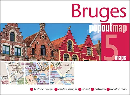 Bruges PopOut Map (PopOut Maps) Sheet map, folded Book The Fast Free Shipping