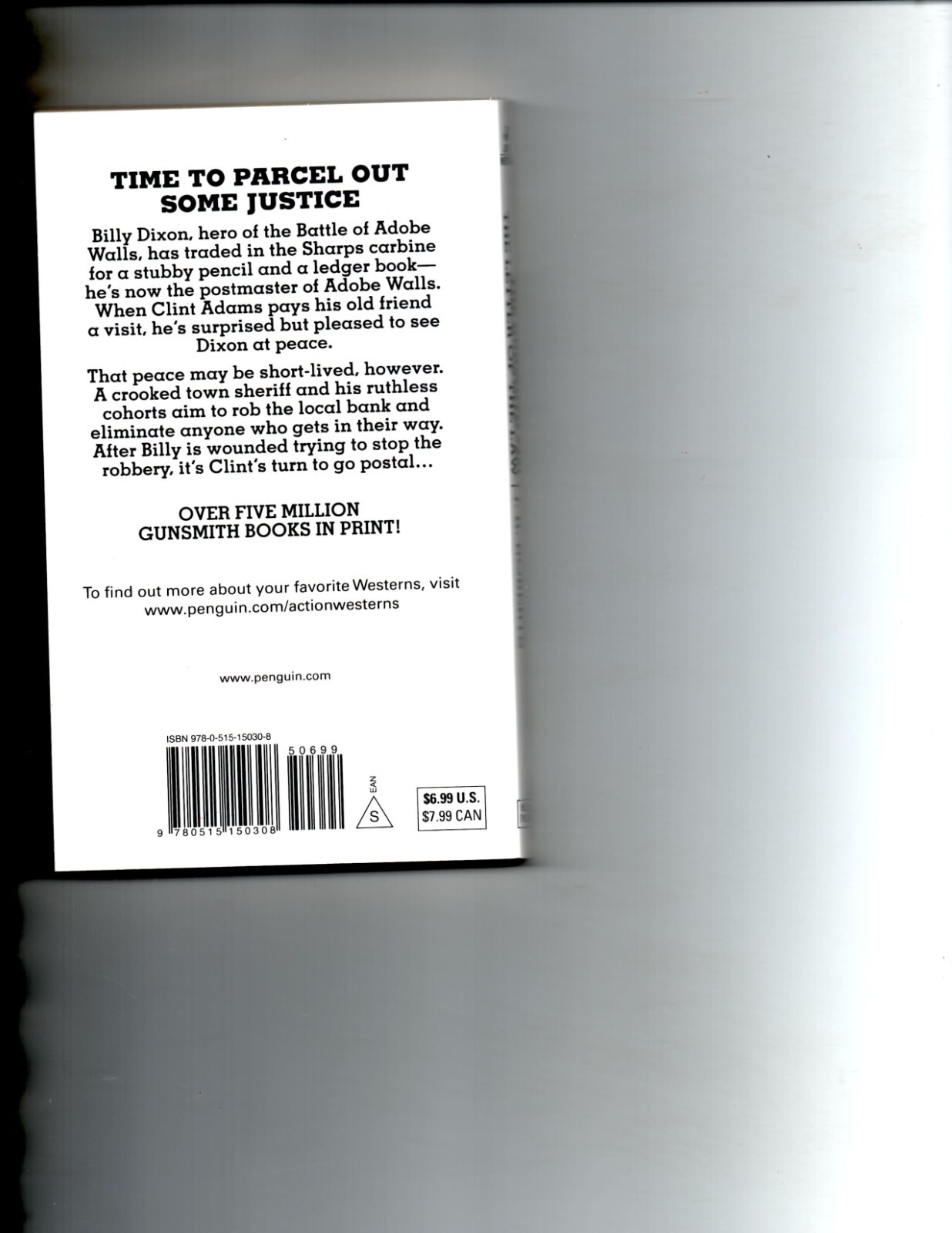 The Gunsmith #361: The Letter of the Law (2012, Paperback)