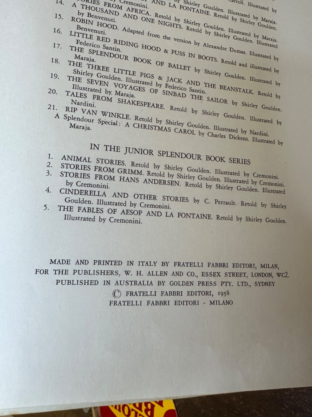 The Wizard Of Oz; L Frank Baum, Ills. Maraja Published 1958 (6)